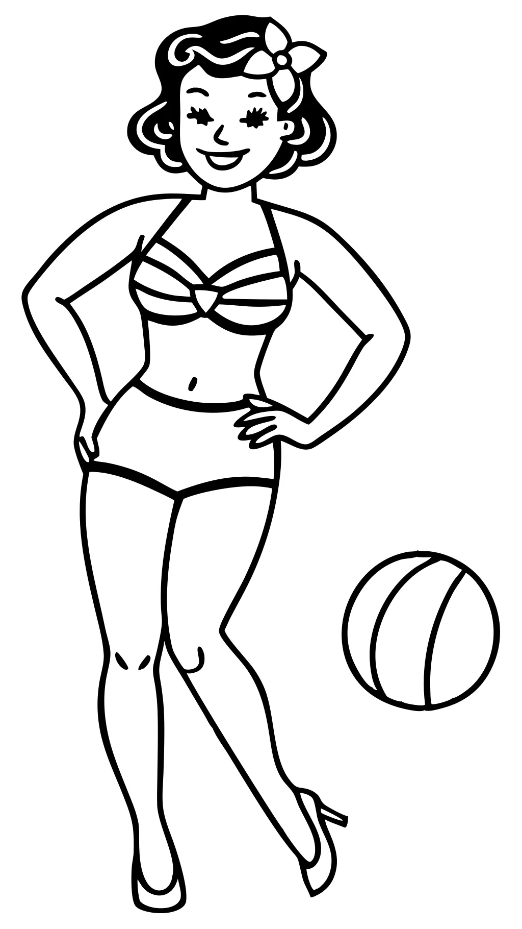 pinup coloring pages